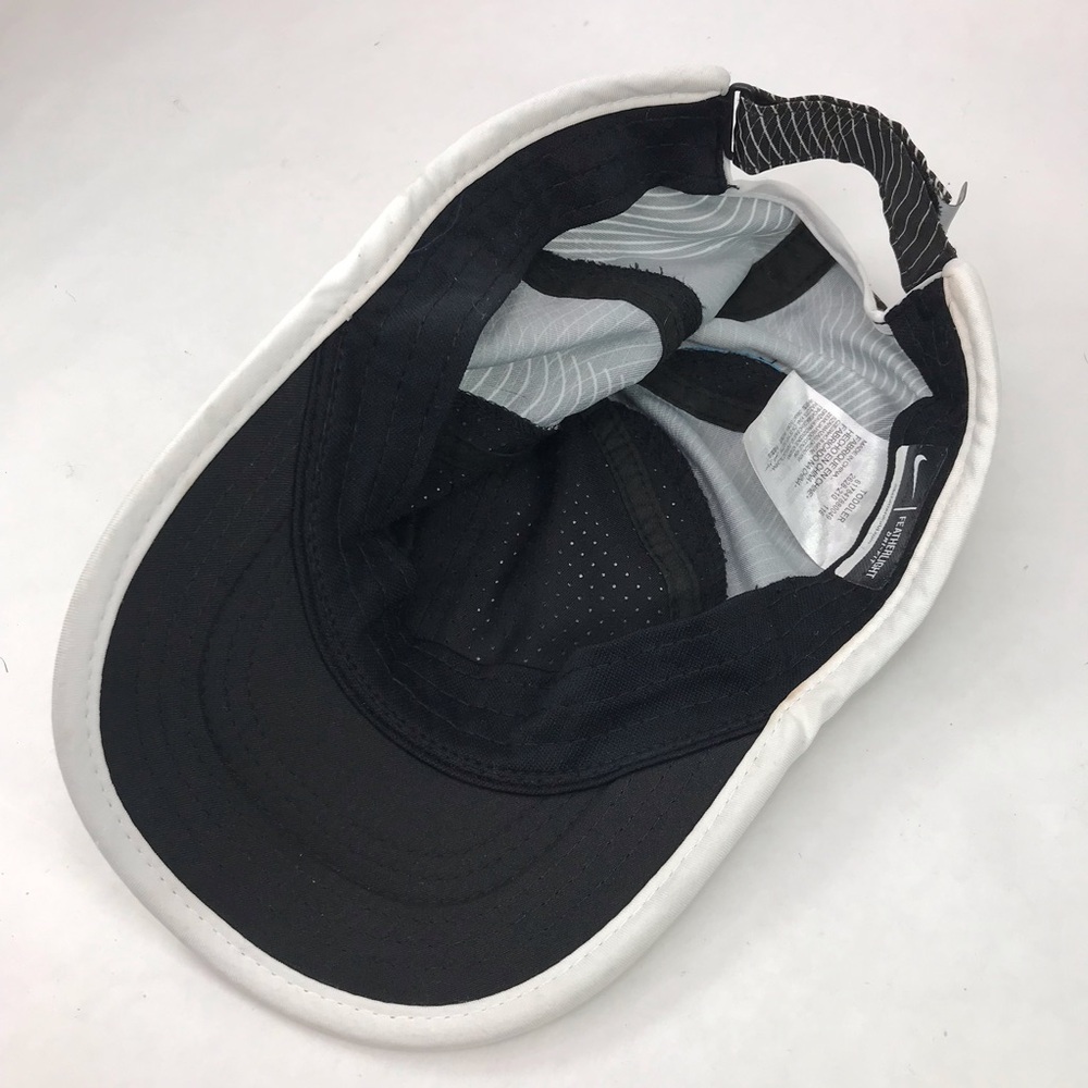 Nike Aerobill TODDLER Size Featherlight Dri-Fit Black White Hat Baseball - Picture 6 of 8